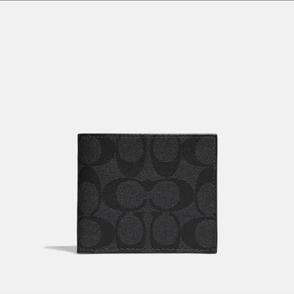 Coach Black and Grey Bifold - Picture 1 of 2